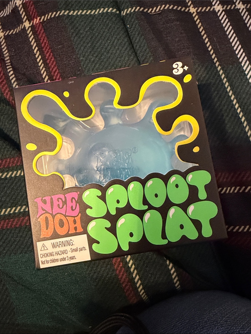 NeeDoh Sploot Splat Kids Squeezable Toy - Blue